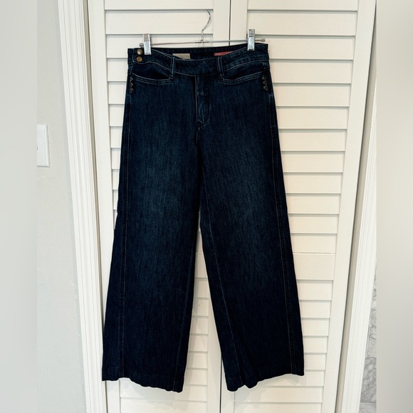 PILCRO GWEN MID-RISE TROUSER JEANS 25 Petite Anthropologie - Picture 8 of 9